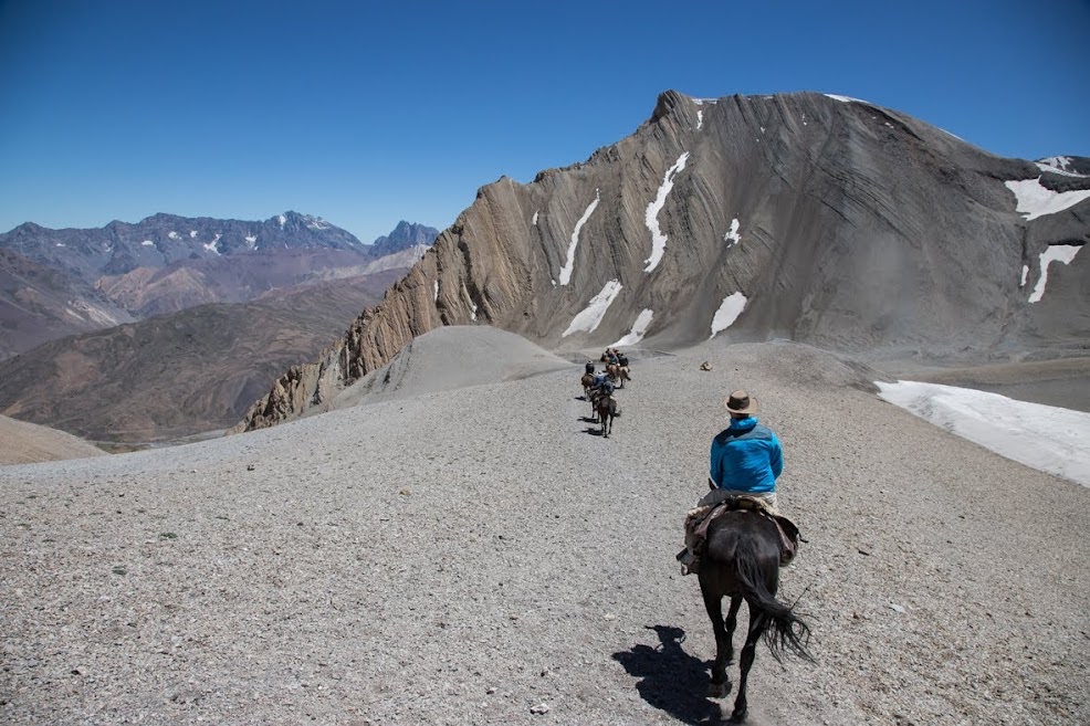 Cruce de Los Andes a Caballo por Paso Piuquenes